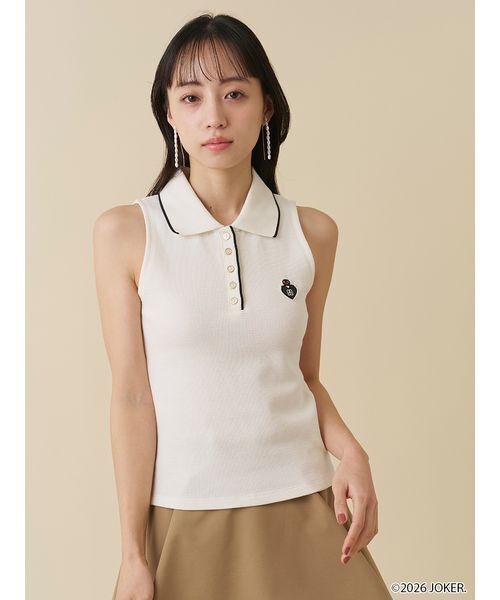SNIDEL（スナイデル）の「【PINGU(TM)】ワンポイントアメスリカットプルオーバー（Tシャツ/カットソー・レディース・レッド/ネイビー/ホワイト/マルチ・F）」の13枚目の写真