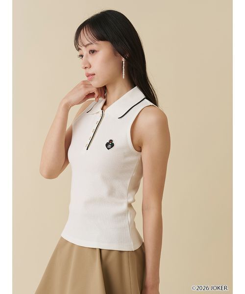SNIDEL（スナイデル）の「【PINGU(TM)】ワンポイントアメスリカットプルオーバー（Tシャツ/カットソー・レディース・レッド/ネイビー/ホワイト/マルチ・F）」の11枚目の写真