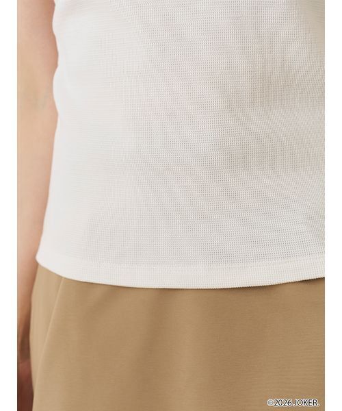 SNIDEL（スナイデル）の「【PINGU(TM)】ワンポイントアメスリカットプルオーバー（Tシャツ/カットソー・レディース・レッド/ネイビー/ホワイト/マルチ・F）」の9枚目の写真