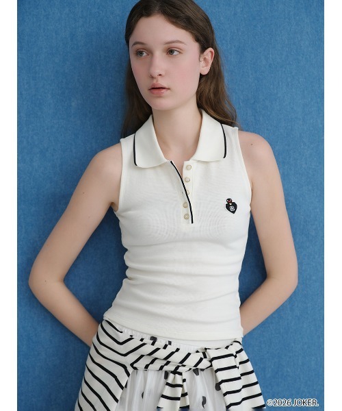 SNIDEL（スナイデル）の「【PINGU(TM)】ワンポイントアメスリカットプルオーバー（Tシャツ/カットソー・レディース・レッド/ネイビー/ホワイト/マルチ・F）」の2枚目の写真