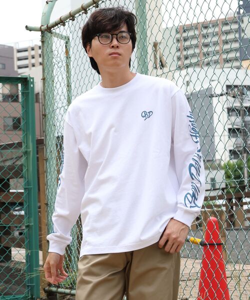 BEN DAVIS(ベンデイビス)の「【BEN DAVIS】GRAPHIC WIDE L/S TEE / ワイドシルエット グラフィック ロンT 長袖 ユニセックス(Tシャツ/カットソー・メンズ・ミント/ピンク/ホワイト/ブラック・X-LARGE/LARGE/MEDIUM)」の6枚目の写真