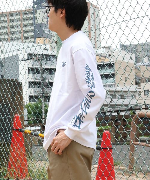 BEN DAVIS(ベンデイビス)の「【BEN DAVIS】GRAPHIC WIDE L/S TEE / ワイドシルエット グラフィック ロンT 長袖 ユニセックス(Tシャツ/カットソー・メンズ・ミント/ピンク/ホワイト/ブラック・X-LARGE/LARGE/MEDIUM)」の8枚目の写真
