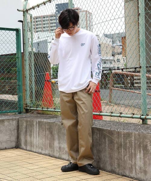 BEN DAVIS(ベンデイビス)の「【BEN DAVIS】GRAPHIC WIDE L/S TEE / ワイドシルエット グラフィック ロンT 長袖 ユニセックス(Tシャツ/カットソー・メンズ・ミント/ピンク/ホワイト/ブラック・X-LARGE/LARGE/MEDIUM)」の9枚目の写真