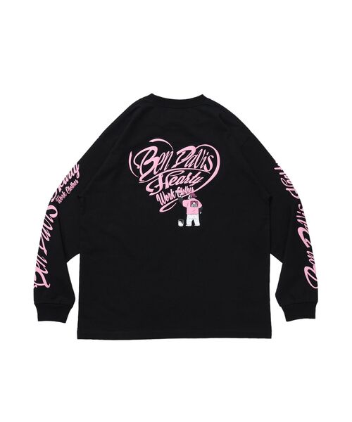 BEN DAVIS(ベンデイビス)の「【BEN DAVIS】GRAPHIC WIDE L/S TEE / ワイドシルエット グラフィック ロンT 長袖 ユニセックス(Tシャツ/カットソー・メンズ・ミント/ピンク/ホワイト/ブラック・X-LARGE/LARGE/MEDIUM)」の12枚目の写真