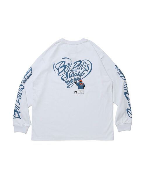 BEN DAVIS(ベンデイビス)の「【BEN DAVIS】GRAPHIC WIDE L/S TEE / ワイドシルエット グラフィック ロンT 長袖 ユニセックス(Tシャツ/カットソー・メンズ・ミント/ピンク/ホワイト/ブラック・X-LARGE/LARGE/MEDIUM)」の17枚目の写真