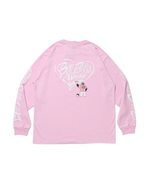 BEN DAVIS(ベンデイビス)の「【BEN DAVIS】GRAPHIC WIDE L/S TEE / ワイドシルエット グラフィック ロンT 長袖 ユニセックス(Tシャツ/カットソー・メンズ・ミント/ピンク/ホワイト/ブラック・X-LARGE/LARGE/MEDIUM)」の22枚目の写真