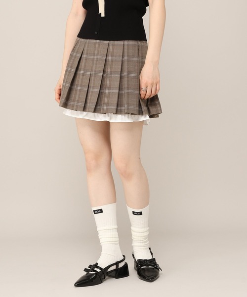 Heather(ヘザー)の「2WAYトリムミニスカート 1051886(スカート・レディース・グレー系その他/ブラウン系その他/グレー・M/S)」の3枚目の写真