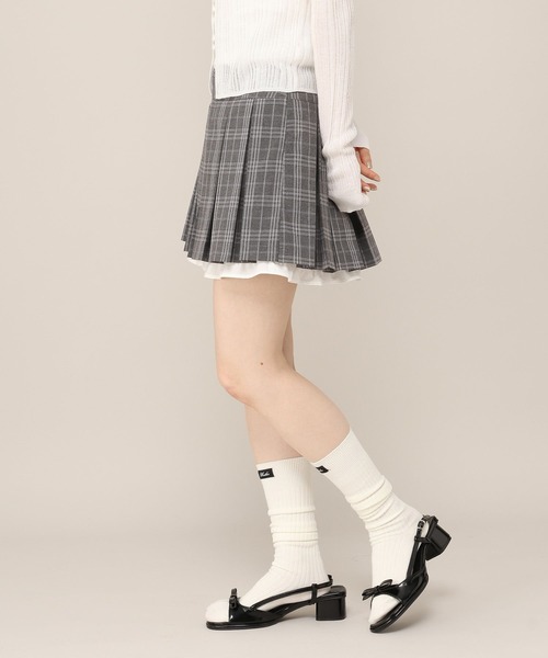 Heather(ヘザー)の「2WAYトリムミニスカート 1051886(スカート・レディース・グレー系その他/ブラウン系その他/グレー・M/S)」の7枚目の写真