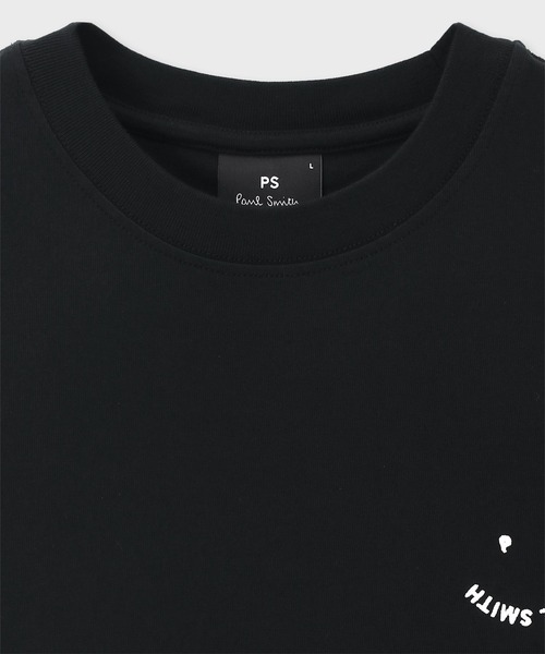 PS Paul Smith(ピーエスポールスミス)の「"Happy" 半袖Tシャツ / 152505 965XE(Tシャツ/カットソー・メンズ・ブラック/オフホワイト・MEDIUM/LARGE/XX-LARGE/SMALL)」の6枚目の写真