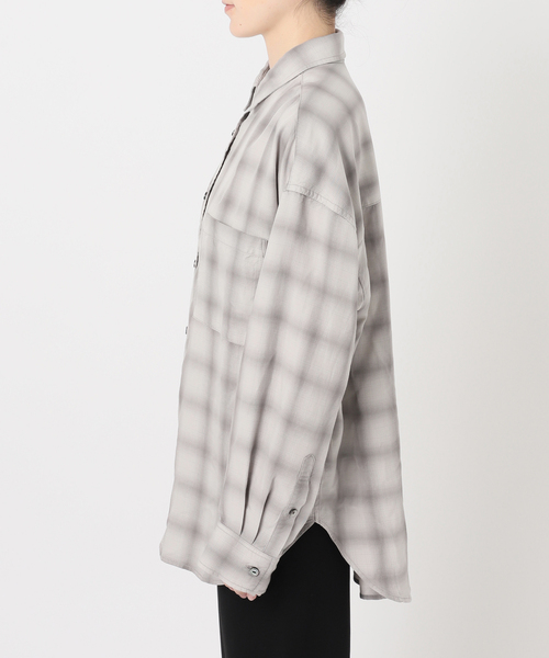 Deuxieme Classe(ドゥーズィエムクラス)の「*Vintage Check シャツ 1(シャツ/ブラウス・レディース・グレー・FREE)」の10枚目の写真