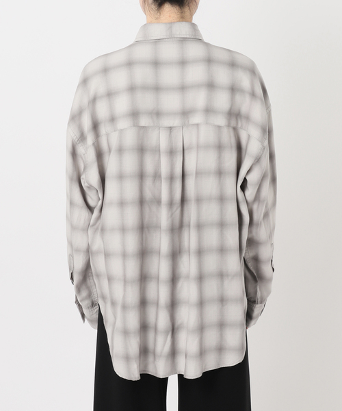 Deuxieme Classe(ドゥーズィエムクラス)の「*Vintage Check シャツ 1(シャツ/ブラウス・レディース・グレー・FREE)」の11枚目の写真