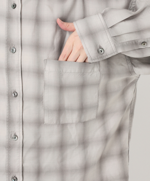 Deuxieme Classe(ドゥーズィエムクラス)の「*Vintage Check シャツ 1(シャツ/ブラウス・レディース・グレー・FREE)」の15枚目の写真