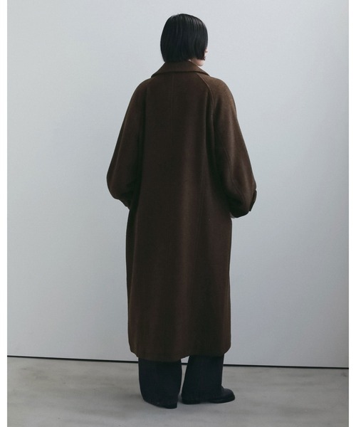 anuke（アンヌーク）の「Soutiencollar Over Coat（ステンカラーコート・レディース・チャコールグレー/ブラウン・38inch/36inch）」の14枚目の写真