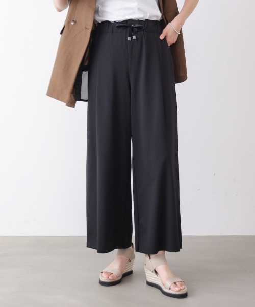 Bou Jeloud(ブージュルード)の「布帛見えカットセミワイドパンツ(その他パンツ・レディース・ブラック/ブラウン/ベージュ/グリーン・FREE)」の1枚目の写真
