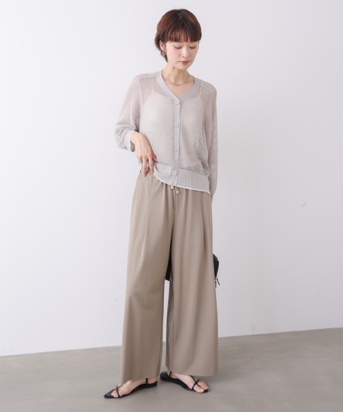 Bou Jeloud(ブージュルード)の「布帛見えカットセミワイドパンツ(その他パンツ・レディース・ブラック/ブラウン/ベージュ/グリーン・FREE)」の19枚目の写真