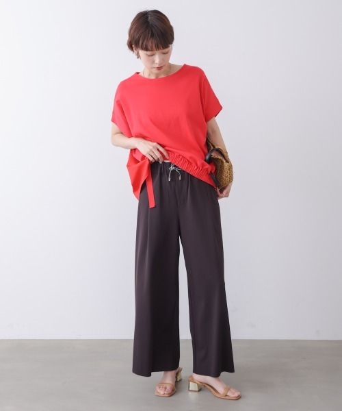 Bou Jeloud(ブージュルード)の「布帛見えカットセミワイドパンツ(その他パンツ・レディース・ブラック/ブラウン/ベージュ/グリーン・FREE)」の10枚目の写真