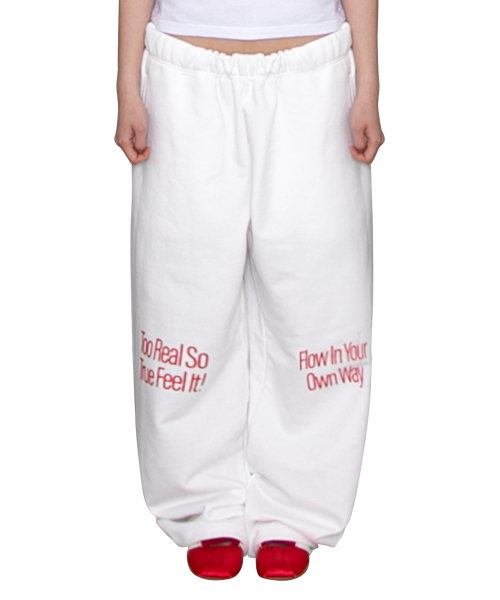 DURTの「MOVE SWEATPANTS (IVORY)(スウェットパンツ・レディース・その他・X-LARGE/LARGE/MEDIUM/SMALL)」の1枚目の写真