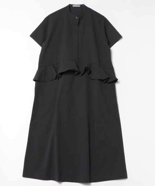 DESIGNWORKS(デザインワークス)の「【一部店舗限定】吸水拡散ウエストラッフルワンピース(ワンピース・レディース・ブラック・フリー)」の6枚目の写真