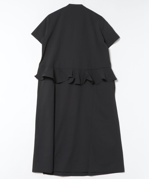 DESIGNWORKS(デザインワークス)の「【一部店舗限定】吸水拡散ウエストラッフルワンピース(ワンピース・レディース・ブラック・フリー)」の7枚目の写真