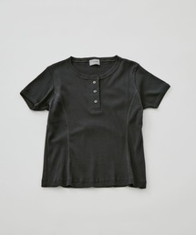 fitted rib henry short sleeve