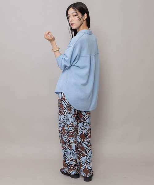 Munich(ミューニック)の「【ipeker】アマラファインビスコース イージーパンツ(その他パンツ・レディース・ネイビー・M/S)」の9枚目の写真