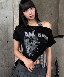 レイヤードドレープロゴＴ