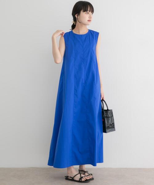 ITEMS URBANRESEARCH(アイテムズ アーバンリサーチ)の「『イージーケア』テントシルエットワンピース(ワンピース・レディース・ブラック/キャメル/ブルー・FREE)」の13枚目の写真