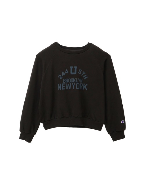 Champion(チャンピオン)の「【Champion/チャンピオン】レディース ラグランスリーブスウェットシャツ(スウェット・レディース・ヘザーグレー/ダークネイビー/ブラック系その他・LARGE/MEDIUM)」の2枚目の写真