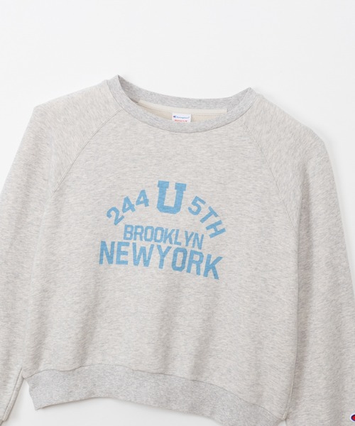 Champion(チャンピオン)の「【Champion/チャンピオン】レディース ラグランスリーブスウェットシャツ(スウェット・レディース・ヘザーグレー/ダークネイビー/ブラック系その他・LARGE/MEDIUM)」の12枚目の写真