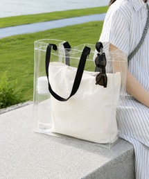 HIBICOLLECTION（ヒビコレクション）の「HIBICOLLECTION クリアバッグ（トートバッグ）」