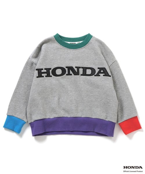 BREEZE（ブリーズ）の「Honda ワッペントレーナー（スウェット・キッズ・グレー/ブラック・140/80/90/110/130/120/100）」の9枚目の写真