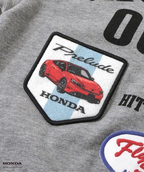 BREEZE（ブリーズ）の「Honda ワッペントレーナー（スウェット・キッズ・グレー/ブラック・140/80/90/110/130/120/100）」の13枚目の写真