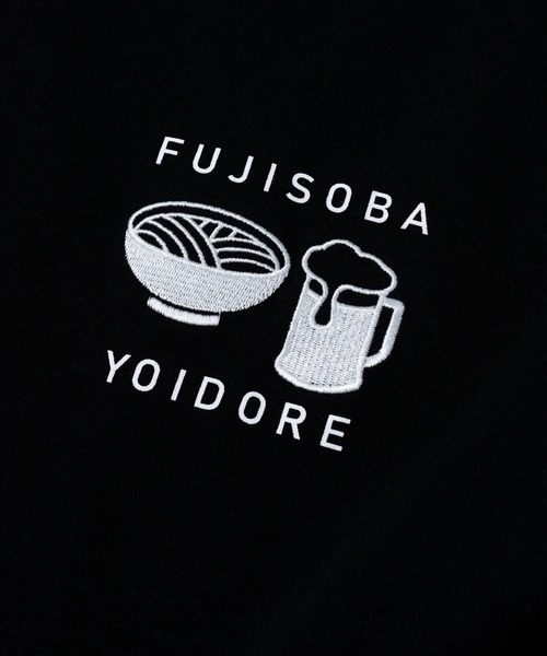 go slow caravan(ゴースローキャラバン)の「YOIDORE/酔いどれ 富士そばコラボ 富士柴 TEE(Tシャツ/カットソー・メンズ・ホワイト/ブラック・MEDIUM/LARGE/X-LARGE)」の9枚目の写真
