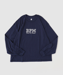 is-ness（イズネス）の「ISNESS MUSIC / イズネス ミュージック BPM LS T-SHIRT（Tシャツ/カットソー）」