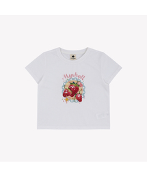 ソフリーストロベリークロップ半袖Tシャツ_40941TS