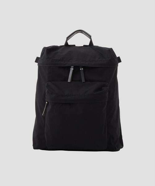 MARGARET HOWELL(マーガレットハウエル)の「COTTON NYLON HIDENSE POPLIN(バックパック/リュック・レディース・ベージュ/ブラック・FREE)」の1枚目の写真