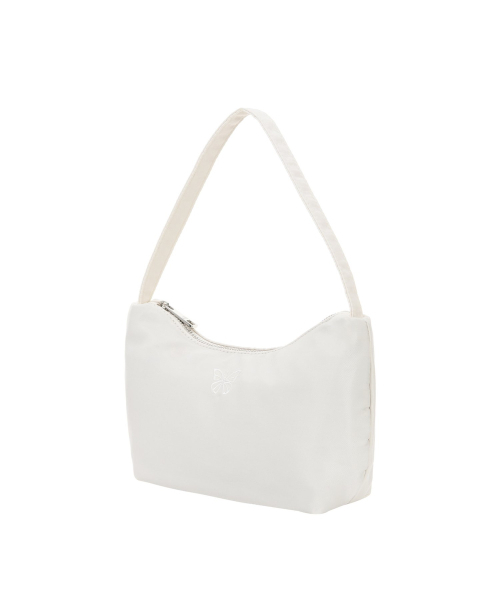 NICK&NICOLE（ニックアンドニコール）の「NICOLE NYLON MINI HOBO BAG_CREAM（ショルダーバッグ・レディース・その他・FREE）」の2枚目の写真