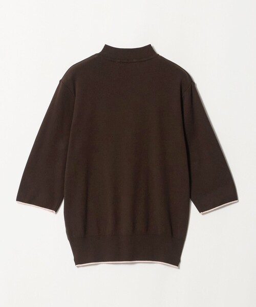 UNITED ARROWS(ユナイテッドアローズ)の「5分袖 ミニ ハイネック ニット ‐ウォッシャブル‐(ニット/セーター・レディース・ブラック/ダークブラウン/ナチュラル・FREE)」の19枚目の写真
