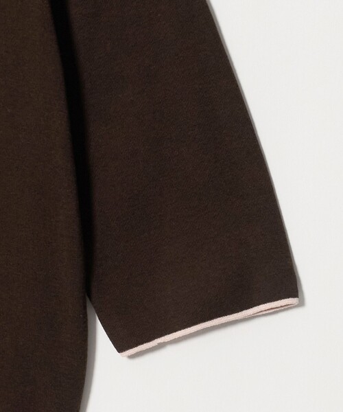 UNITED ARROWS(ユナイテッドアローズ)の「5分袖 ミニ ハイネック ニット ‐ウォッシャブル‐(ニット/セーター・レディース・ブラック/ダークブラウン/ナチュラル・FREE)」の21枚目の写真