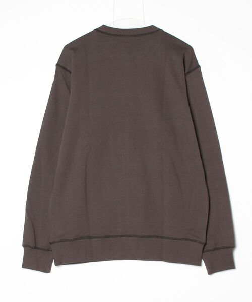 Champion(チャンピオン)の「【Champion/チャンピオン】メンズ ベーシック クルーネックスウェットシャツ(スウェット・メンズ・グレー/ダークグレー/ブルー系1/オートミール・MEDIUM/SMALL/X-LARGE/LARGE)」の5枚目の写真