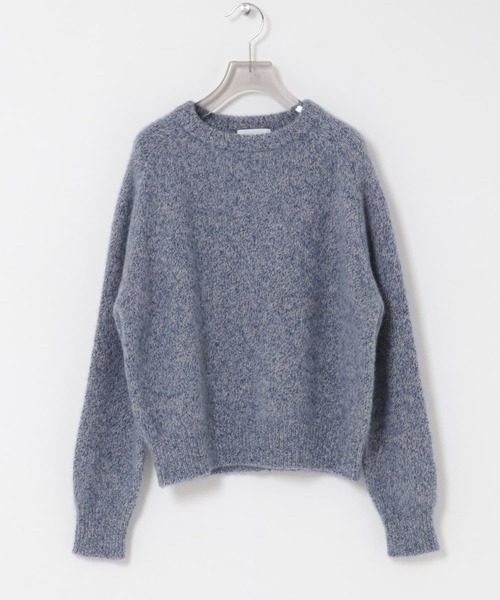 URBAN RESEARCH（アーバンリサーチ）の「new basic　CASHMERE  SILK MOULINE KNIT（ニット/セーター・レディース・ブラウン/ベージュ/ブルー・FREE）」の3枚目の写真