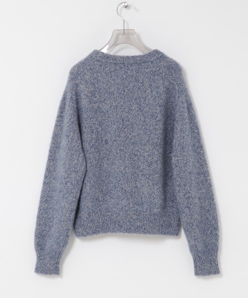 URBAN RESEARCH（アーバンリサーチ）の「new basic　CASHMERE  SILK MOULINE KNIT（ニット/セーター・レディース・ブラウン/ベージュ/ブルー・FREE）」の9枚目の写真