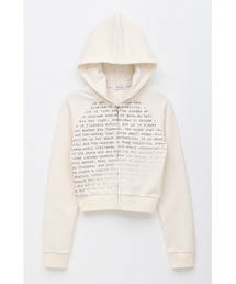 LAGUA GEM（ラグアジェム）の「TYPOGRAPHY ZIP フーディ（パーカー・レディース）」