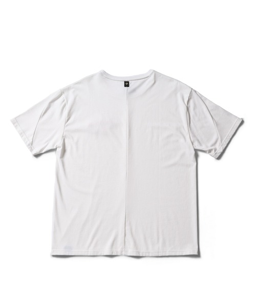 wjk（ダヴルジェイケイ）の「2-heart patch cool touch S/S（Tシャツ/カットソー・メンズ・ブラック×ピンク/ホワイト×ピンク/ブルー系その他/ホワイト×レッド・MEDIUM/SMALL/X-LARGE/LARGE）」の6枚目の写真