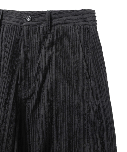 AJOBYAJO（アジョバイアジョ）の「Fringed Stripe Curved Pants [BLACK]（その他パンツ・レディース・その他・MEDIUM/LARGE/X-LARGE）」の3枚目の写真