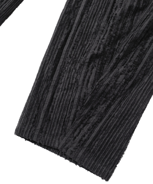 AJOBYAJO（アジョバイアジョ）の「Fringed Stripe Curved Pants [BLACK]（その他パンツ・レディース・その他・MEDIUM/LARGE/X-LARGE）」の4枚目の写真
