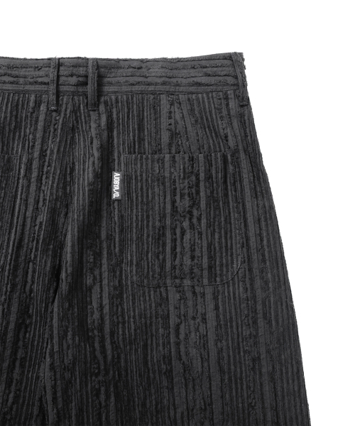 AJOBYAJO（アジョバイアジョ）の「Fringed Stripe Curved Pants [BLACK]（その他パンツ・レディース・その他・MEDIUM/LARGE/X-LARGE）」の5枚目の写真