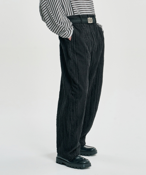 AJOBYAJO（アジョバイアジョ）の「Fringed Stripe Curved Pants [BLACK]（その他パンツ・レディース・その他・MEDIUM/LARGE/X-LARGE）」の10枚目の写真
