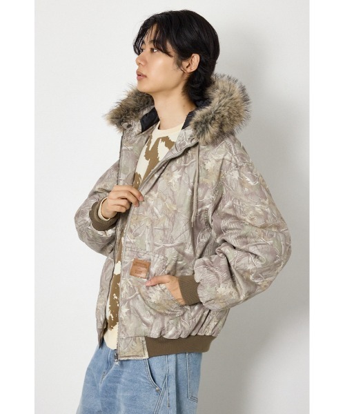 RODEO CROWNS WIDE BOWL(ロデオクラウンズワイドボウル)の「FUR HOODED ワークジャケット(その他アウター・レディース・ベージュ系その他/ブラウン系その他/ブルー/ブラック・LARGE/MEDIUM)」の8枚目の写真