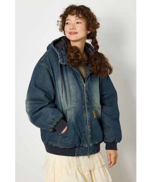 RODEO CROWNS WIDE BOWL(ロデオクラウンズワイドボウル)の「FUR HOODED ワークジャケット(その他アウター・レディース・ベージュ系その他/ブラウン系その他/ブルー/ブラック・LARGE/MEDIUM)」の17枚目の写真